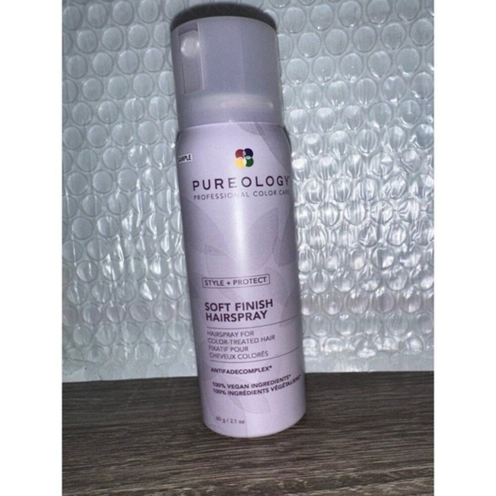 Pureology Soft Finish Hairspray Color-Treated Hair Vegan Style Protect Hair Care